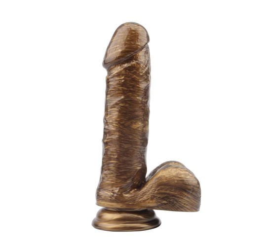 Dildo realistyczne członek jądram przyssawka 19 cm